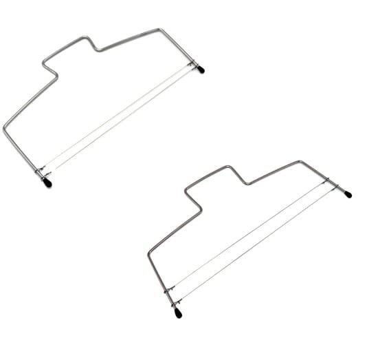 2 Stück Kuchenausstecher, Einlagig, Gezahnt, Länge: 32 Cm, Edelstahl (doppellagig)