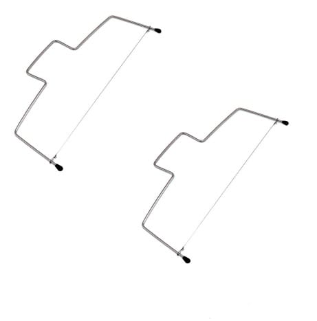 2 Stück Kuchenausstecher, Einlagig, Gezahnt, Länge: 32 Cm, Edelstahl (einlagig)