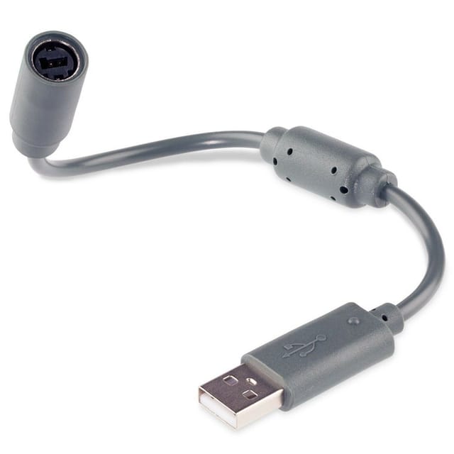 Usb-adapterkabel (weiblich) Für Kabelgebundenen Xbox 360 Controller (grau)
