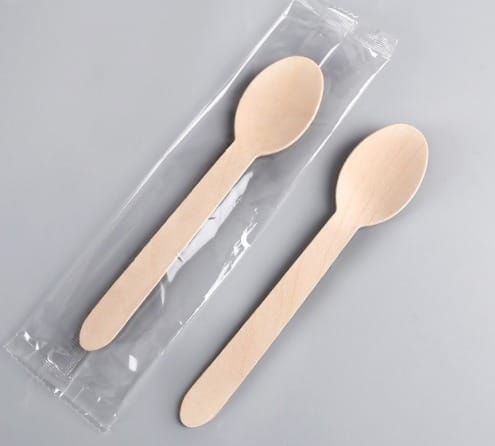 Packung Mit 100 Einweg-holzlöffeln, 10 Cm/16 Cm (16 Cm)