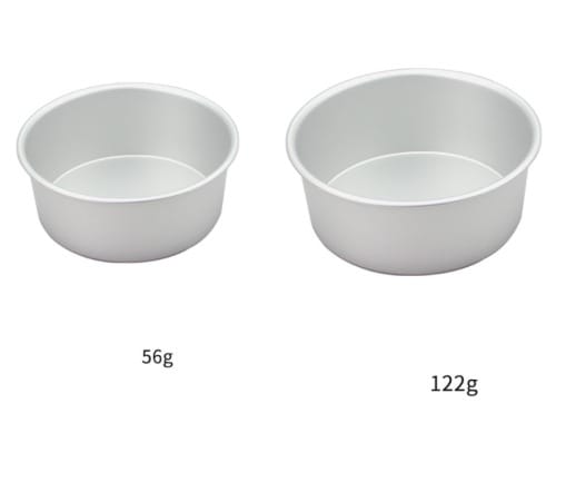 Runde, Eloxierte Aluminium-kuchenform (2-teilig, 15 Cm + 18 Cm), 5–7,3 Cm Tief
