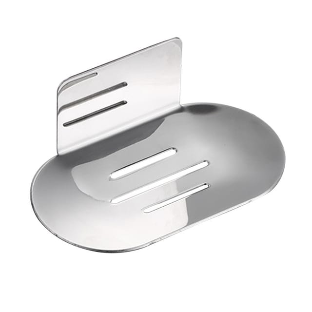 Selbstklebende, Wandmontierte Seifenschale, Seifenhalter Aus Edelstahl Für Die Dusche, Seifenbox Ohne Bohren Für Bad Und Küche, Zur Aufbewahrung Von Seifenschwämmen Und Bürsten (silber)