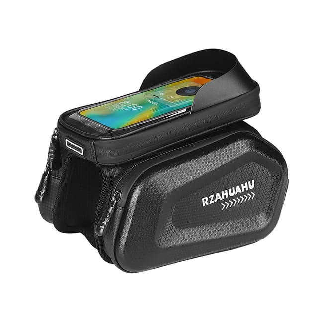 2-liter-rahmentasche Für Fahrräder, Wasserdichte Fahrradtasche Mit Hülle Für Mobiltelefon Und 7-zoll-touchscreen, Zubehör