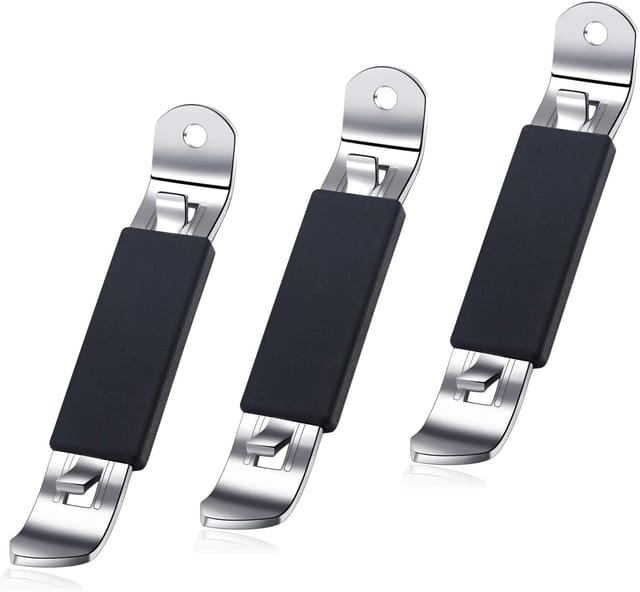 Set Mit 3 Klassischen Magnetischen Flaschenöffnern Aus Edelstahl Mit Magnet Für Camping Und Reisen