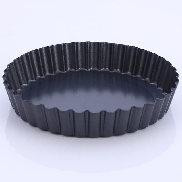 Runde, Antihaftbeschichtete Tarte-, Pizza- Oder Kuchenform Aus Kohlenstoffstahl, 20/15/23 Cm (8/6/9 Zoll), Chrysanthemenmuster. (6 Zoll)