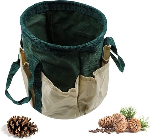 Gartentasche, Werkzeugtasche Für Den Garten, Werkzeugtasche Für Den Garten, Aus Wasserdichtem Oxford-gewebe, 6 Werkzeugtaschen, Aufbewahrungstasche, Strapazierfähige Mehrzwecktasche