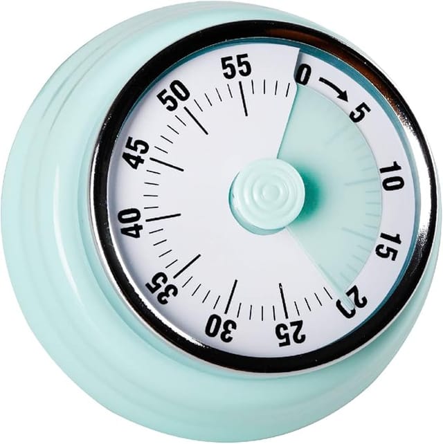 Küchentimer Mit Erinnerungsfunktion, 360° Drehbarer Mechanischer Timer, Countdown-timer Fürs Kochen, Magnetischer Kühlschrankwecker, Geeignet Zum Kochen, Lernen, Zufällige Farbe