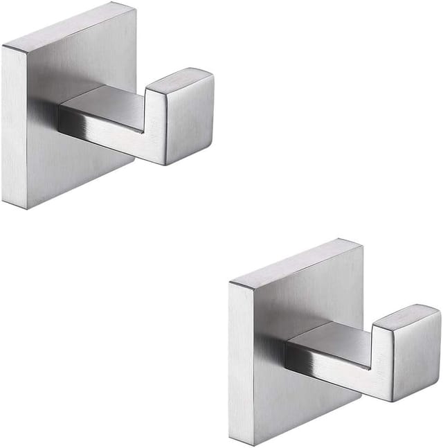 Stück 304 Edelstahl Einzel-lochkleiderhaken Badezimmer-kleiderhaken Mantelhaken Wandhaken (silber)