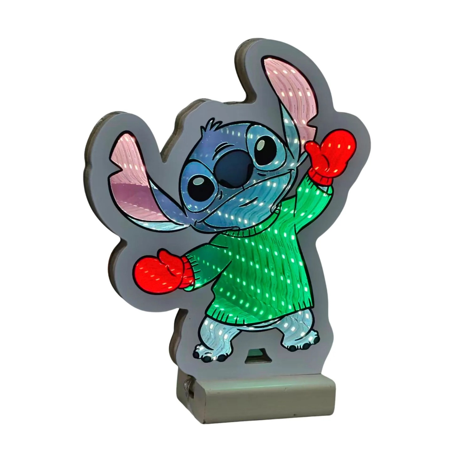 Disney LED-Spiegellicht Stitch mit Pullover Klein 20 cm