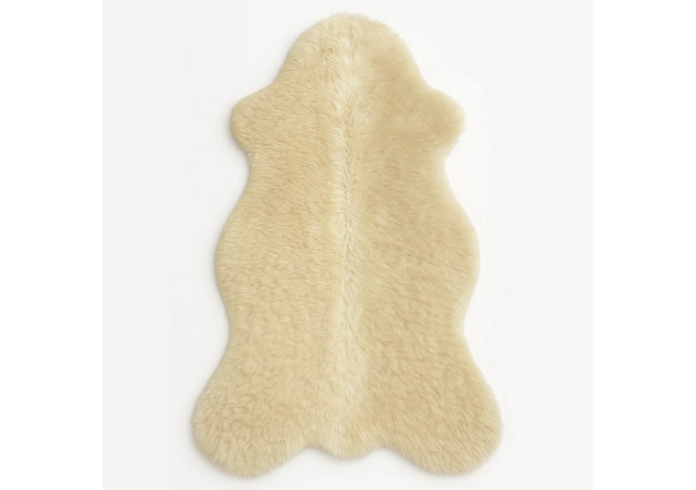 Provellus Fellteppich Deutsches Kurzhaar Schaffell Creme – Echt, dicht & kurz, 80-100 cm Bild 5