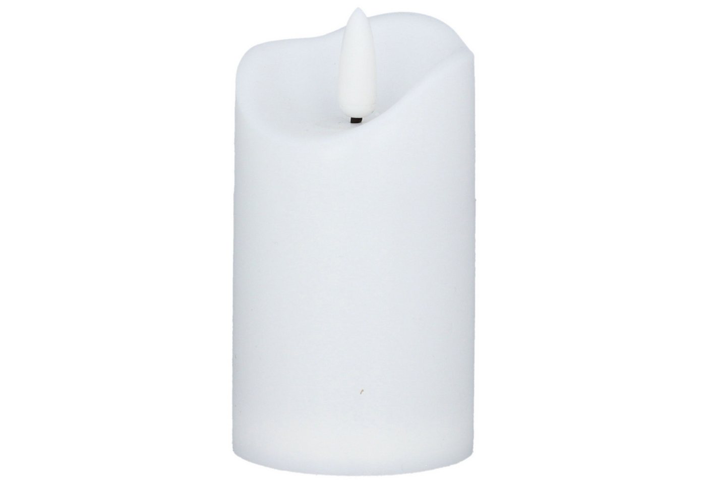Sarcia.eu LED-Kerze Weiße LED-Kerze mit Flammeneffekt für Grablichter, 10 cm