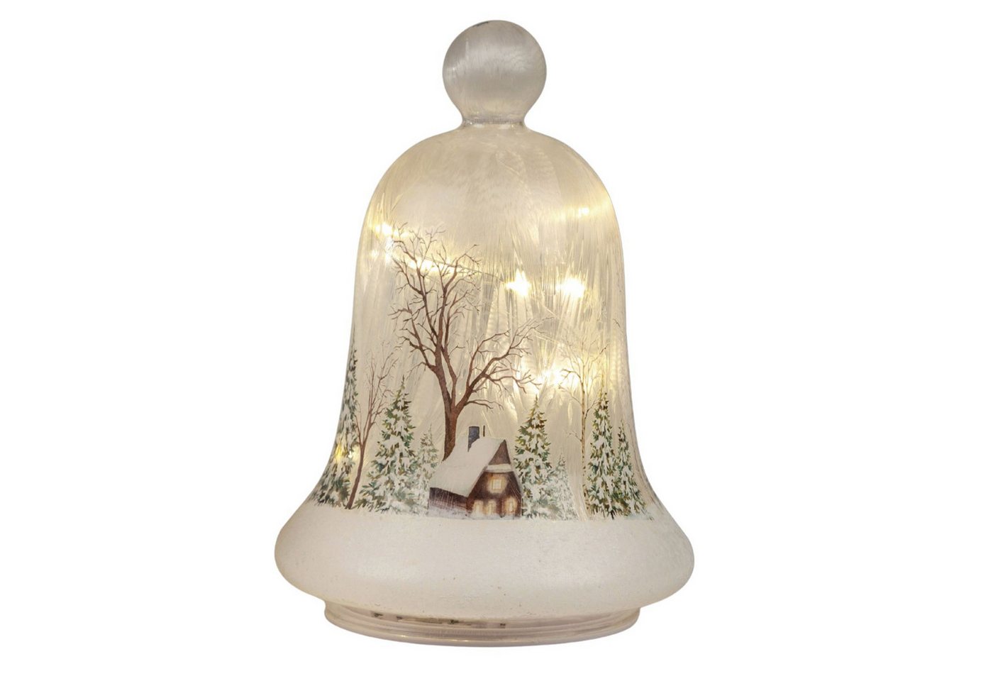 formano LED Dekoobjekt Winterlandschaft Weihnachtsdeko, LED, Mit Timerfunktion, Weiß, Winterlandschaft, H: 17cm Bild 5