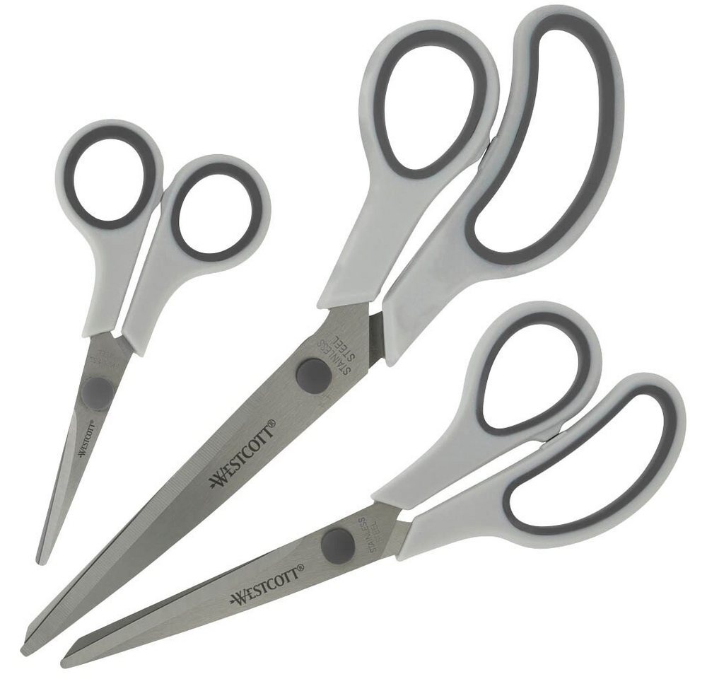 WESTCOTT Scheren-Set Papierscheren-Set Easy Grip Bild 2