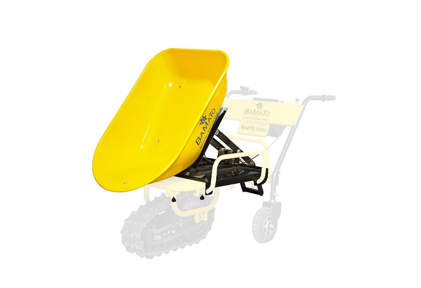 BAMATO Motorschubkarre MTR150KBOX_2024, 1-tlg., Kippmulde, Muldenaufsatz, kippbar Bild 2