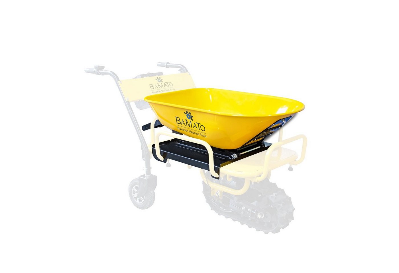 BAMATO Motorschubkarre MTR150KBOX_2024, 1-tlg., Kippmulde, Muldenaufsatz, kippbar Bild 3
