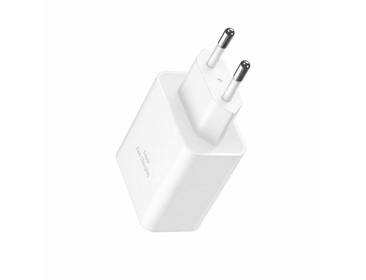 Ventarent 45W USB-C Schnellladegerät mit Ladekabel für Apple iPhone 18/17/16/15 USB-Ladegerät (3000 mA, Set, 2-tlg., 45W Netzadapter + USB-C Ladekabel (1m), Fast Charge, Power Delivery (PD), PPS) Bild 2
