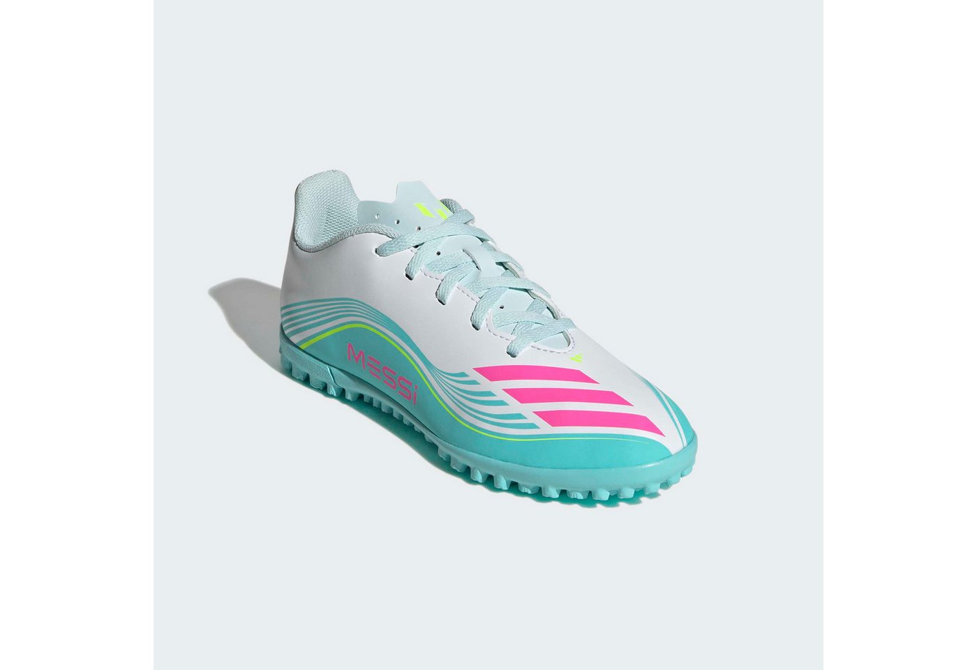 adidas Performance F50 MESSI CLUB TURF KIDS Fußballschuh (für Kinder & Jugendliche) für Kunstrasen, Hart- und Aschenplätze Bild 2