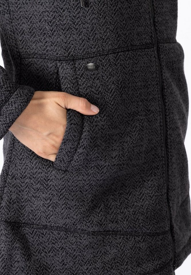 DEPROC Active Funktionsmantel XENIA CS Women Fleecemantel, Fleecejacke, Longjacket Bild 4