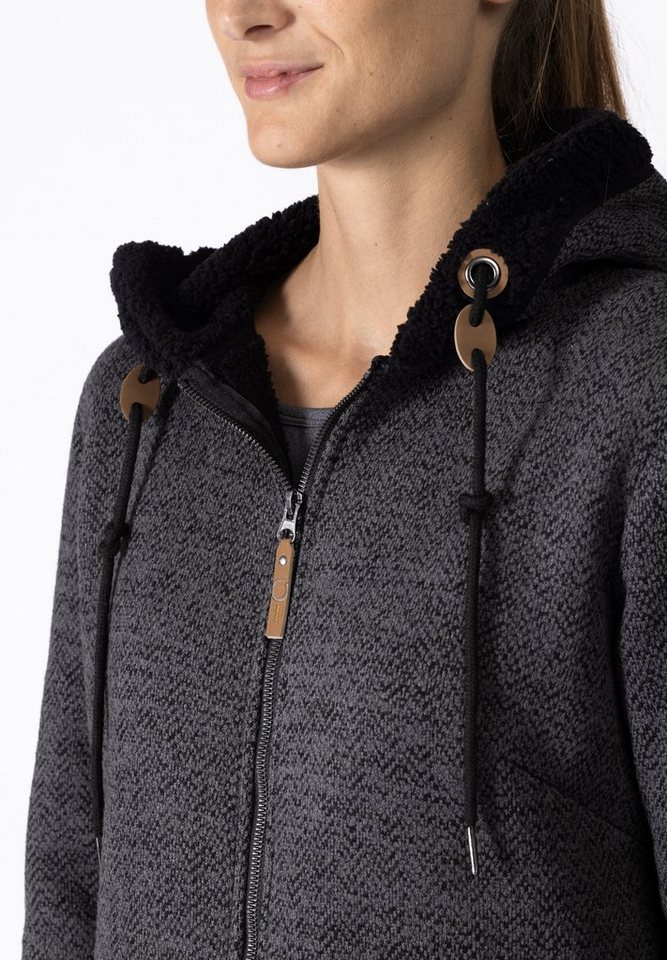 DEPROC Active Funktionsmantel XENIA CS Women Fleecemantel, Fleecejacke, Longjacket Bild 5
