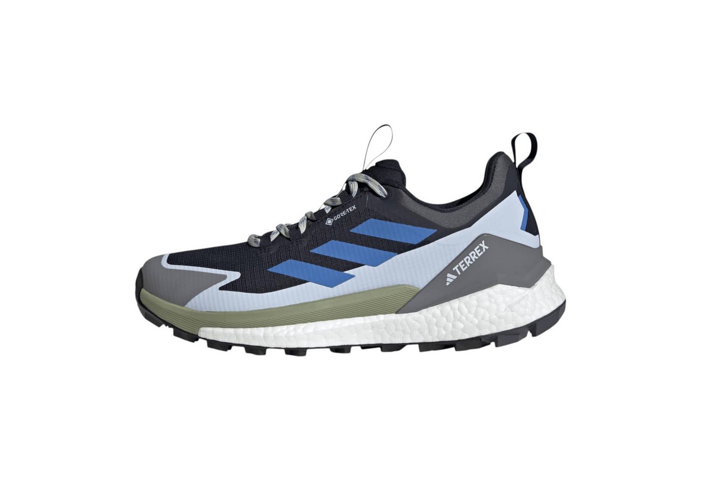 adidas Performance Terrex Free Hiker 2.0 GTX (Speed-Hiking, wasserdicht) inkblau/grau Wanderschuh