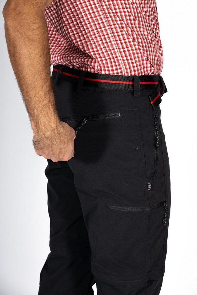 Maul Trekkinghose Wanderhose Ontario II 2in1 Zipp off - lange Hose+Bermuda - grau Herren Bild 3