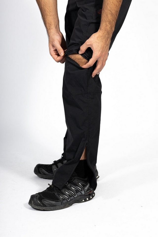 Maul Trekkinghose Wanderhose Ontario II 2in1 Zipp off - lange Hose+Bermuda - grau Herren Bild 4