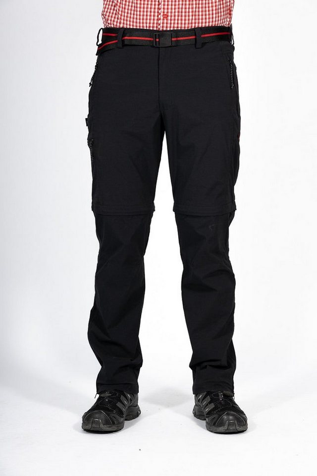 Maul Trekkinghose Wanderhose Ontario II 2in1 Zipp off - lange Hose+Bermuda - grau Herren Bild 5