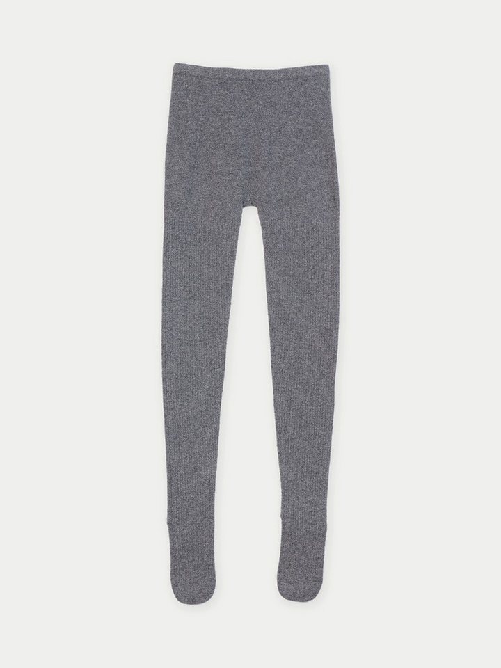 GOBI Cashmere Jogger Pants Kaschmir-Strickstrumpfhose mit hohem Bund Bild 3