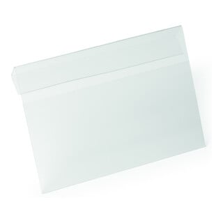 Durable Kennzeichnungstaschen mit Falz A5 quer 10 St.