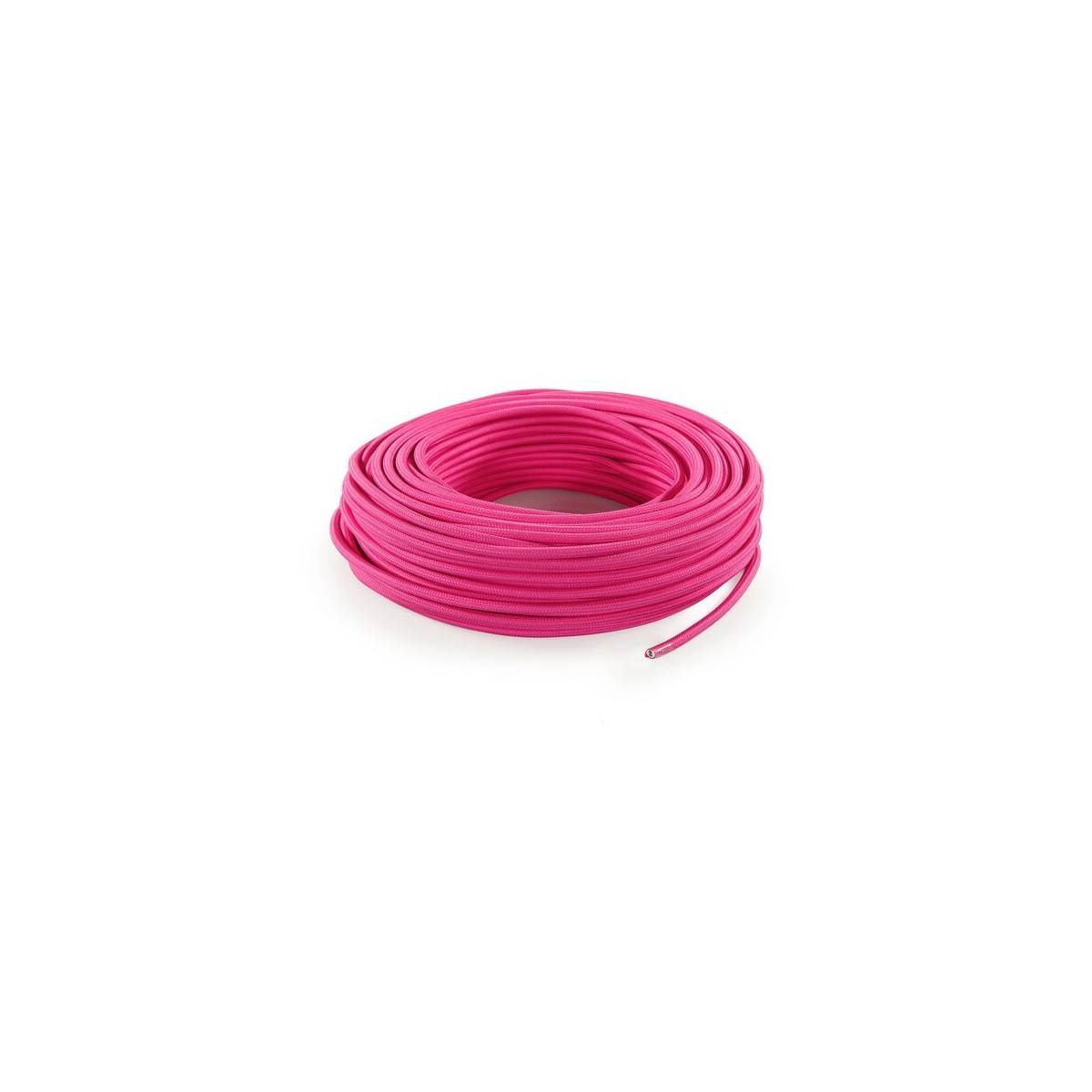 200-m-rolle Vintage-textilkabel Rosa
