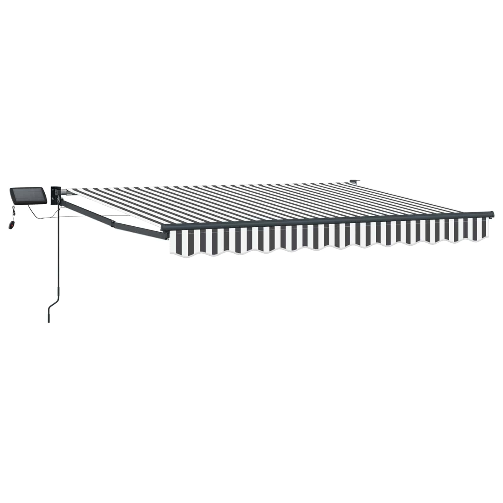 Manuelle Markise Mit Solar-led 3,5 X 2 M Vidaxl