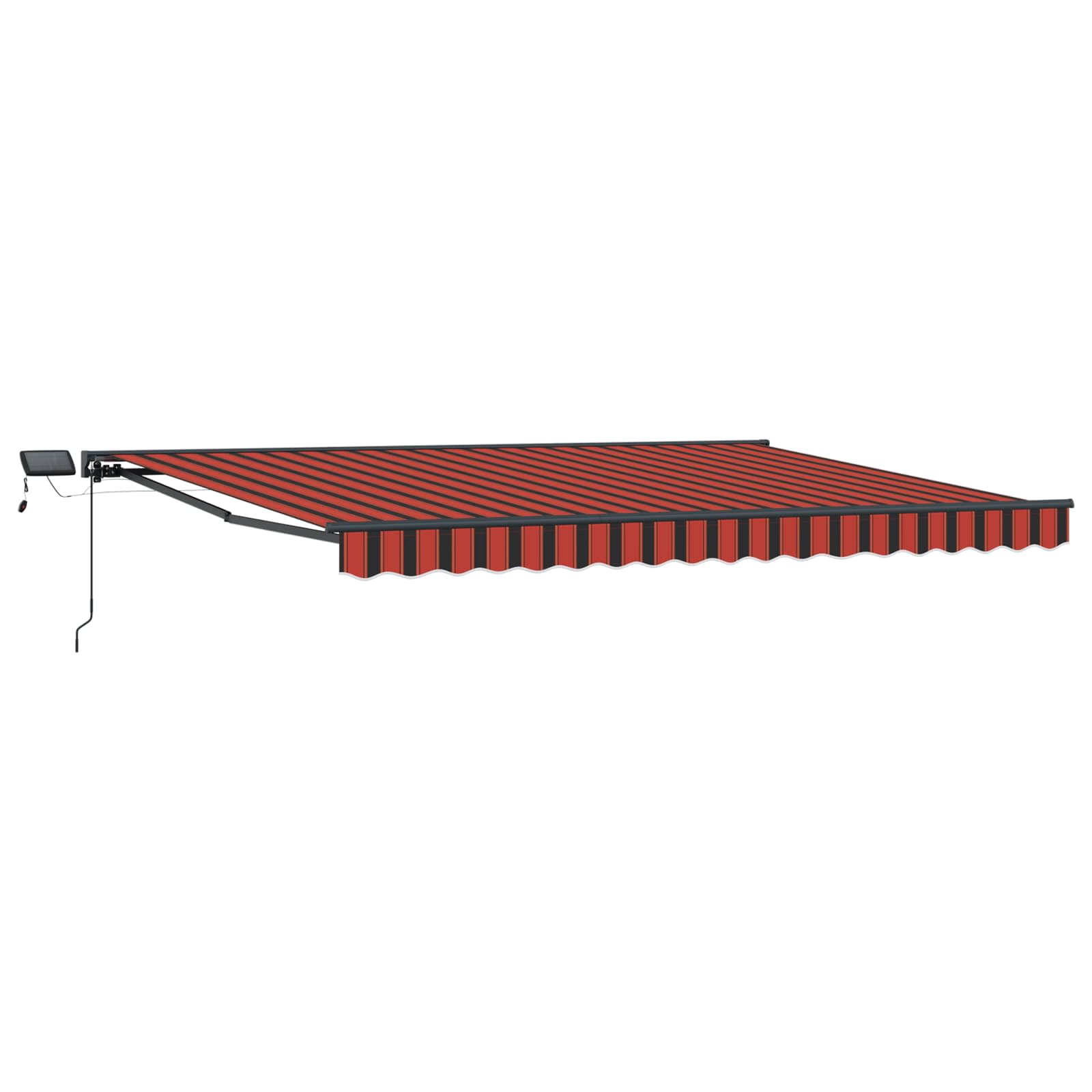 Manuelle Markise Mit Solar-led 5 X 3,5 M Vidaxl
