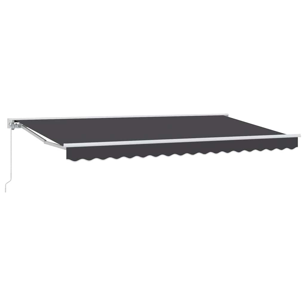 Maison Exclusive - Manuelle Markise 4 X 2 M Anthrazit 100% Polyes