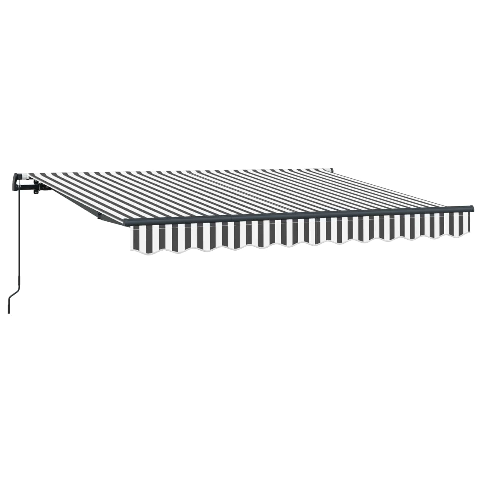 Maison Exclusive - Manuelle Markise 2,5 X 2 M Anthrazit Und Weiß