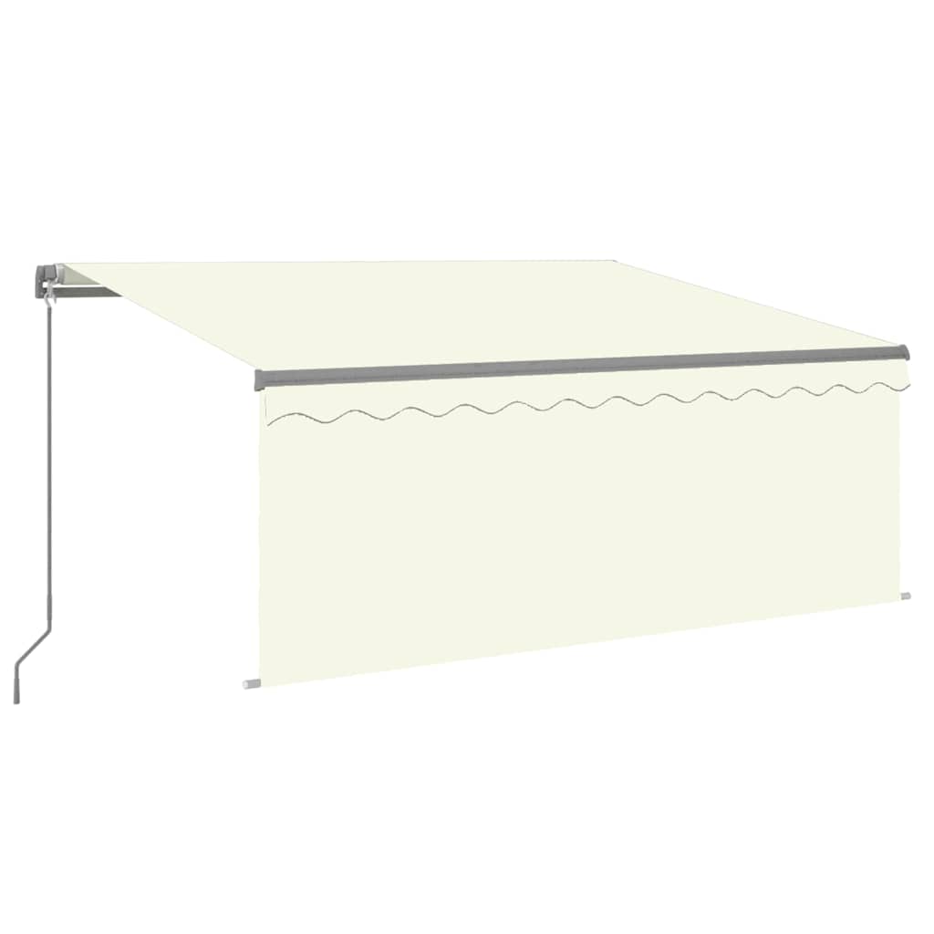 Maison Exclusive - Manuelle Markise Mit Solar-led 3,5 X 2,5 M Cre