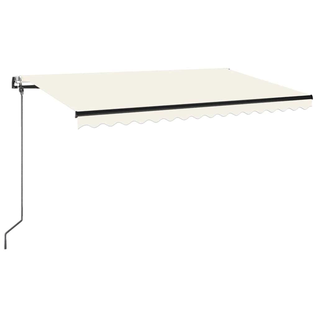 Maison Exclusive - Elektrische Markise 4,5 X 3,5 M Creme 100% Pol
