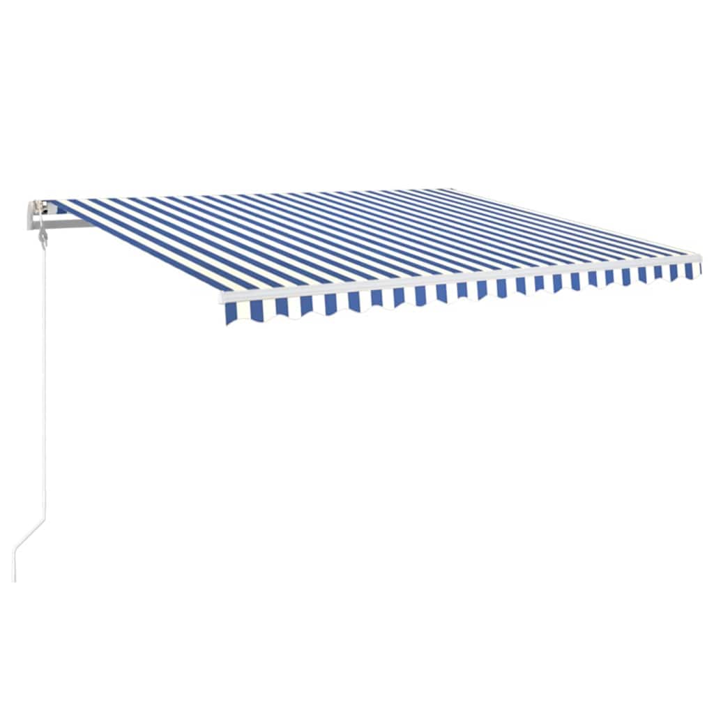 Maison Exclusive - Elektrische Markise 4,5 X 3,5 M Blau-weiß Gest