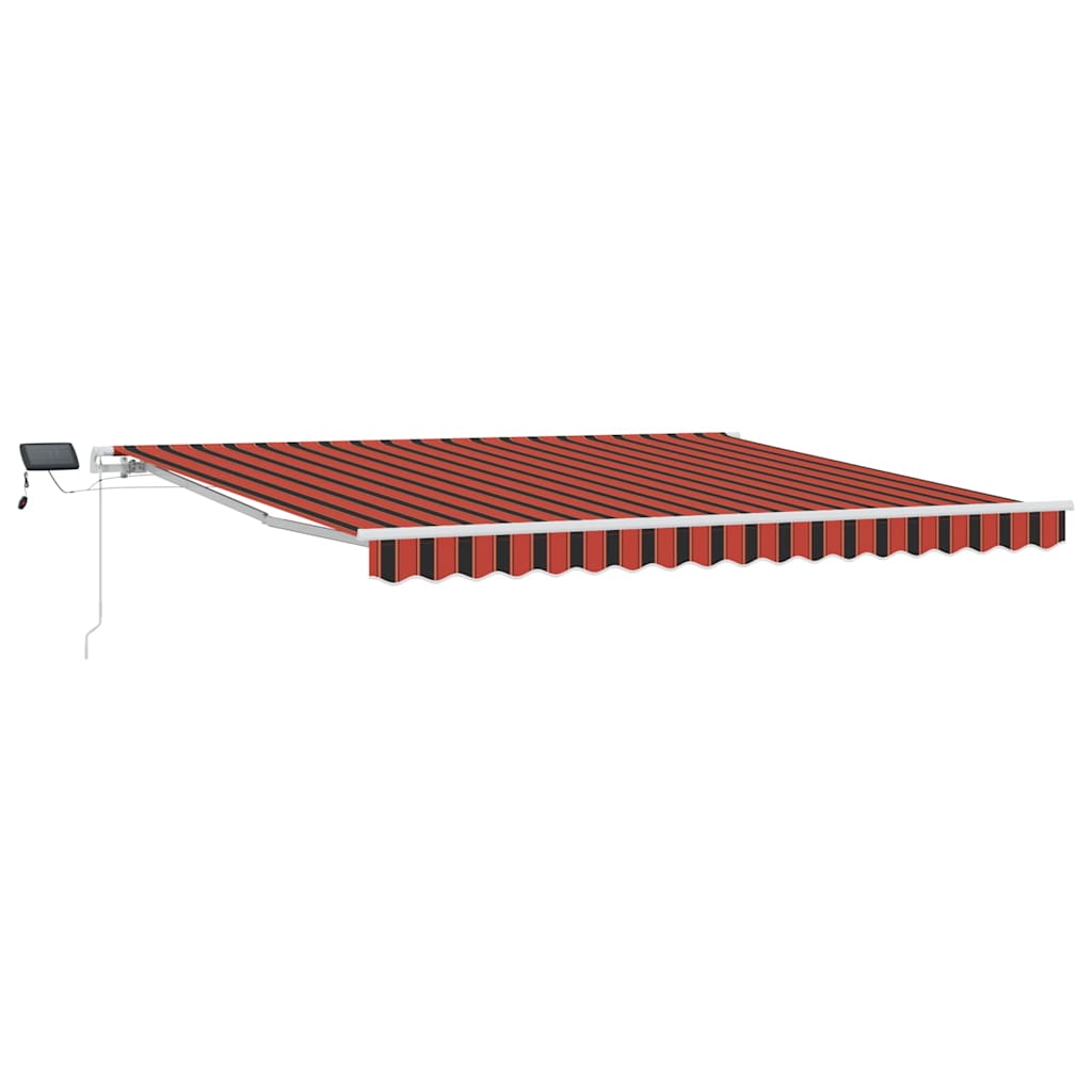 Maison Exclusive - Manuelle Markise Mit Solar-led 4 X 3,5 M