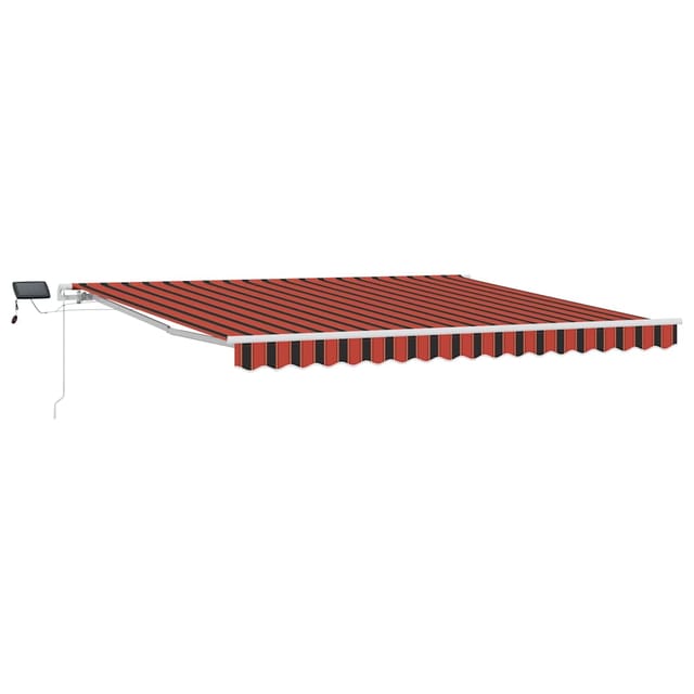 Maison Exclusive - Manuelle Markise Mit Solar-led 4 X 3,5 M