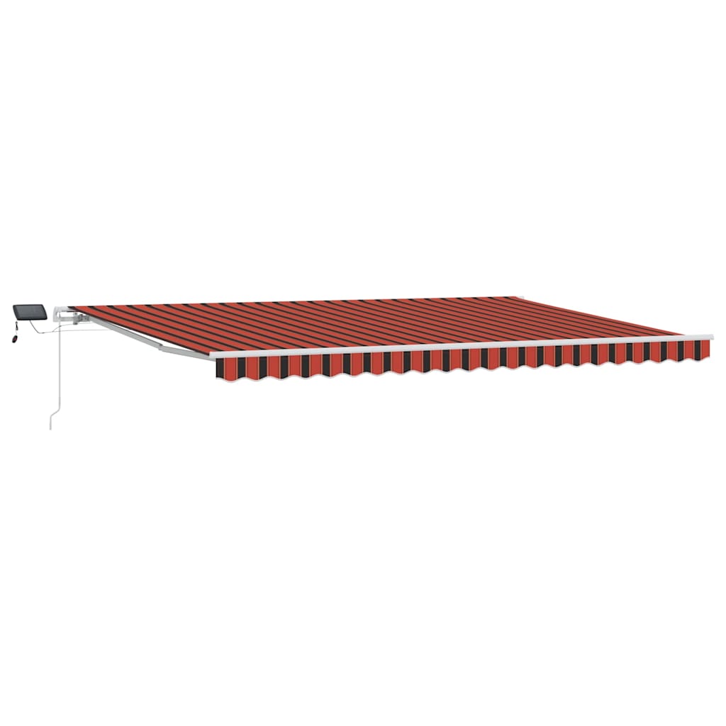 Maison Exclusive - Manuelle Markise Mit Solar-led 5 X 3 M