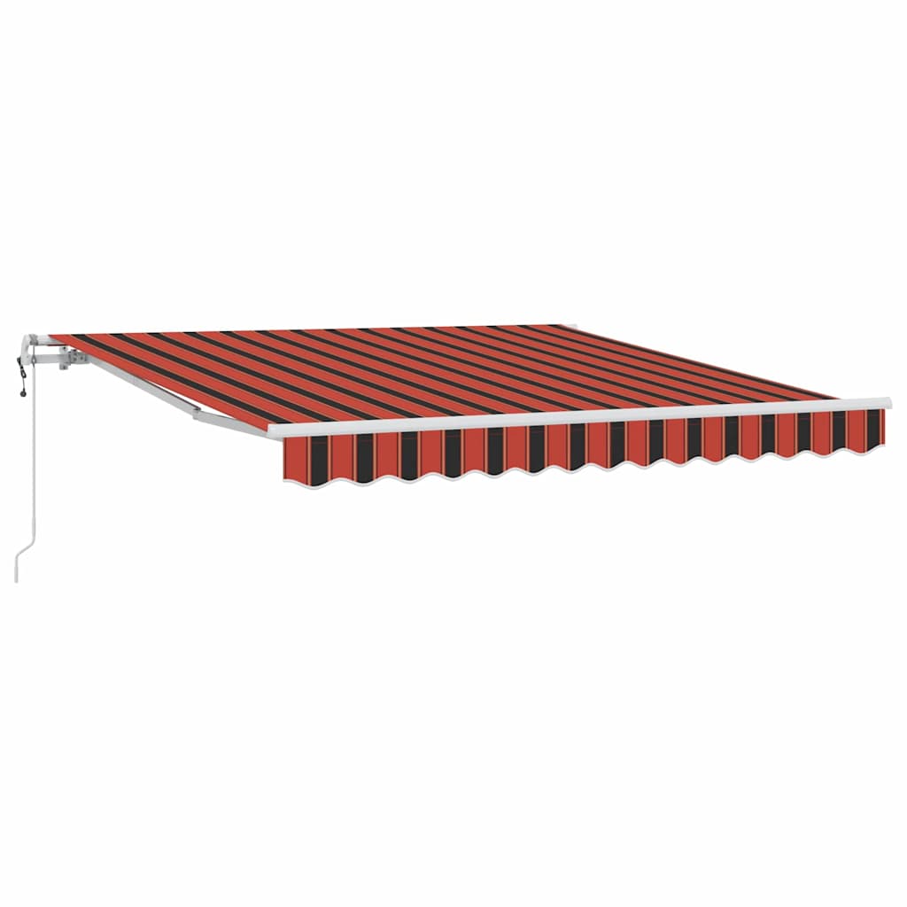 Maison Exclusive - Elektrische Markise 3 X 2,5 M Orange-braun Waa