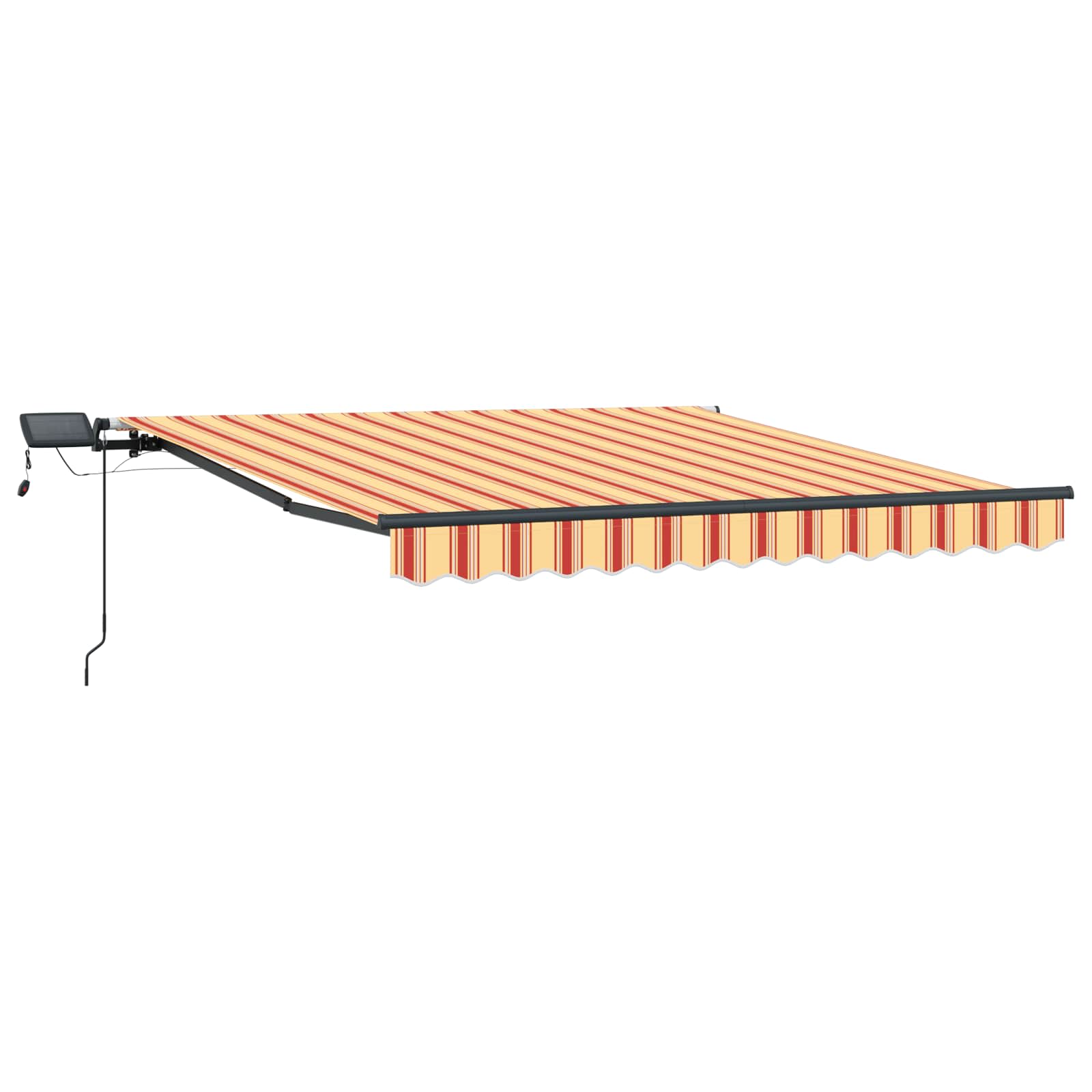 Maison Exclusive - Manuelle Markise Mit Solar-led 3 X 2,5 M