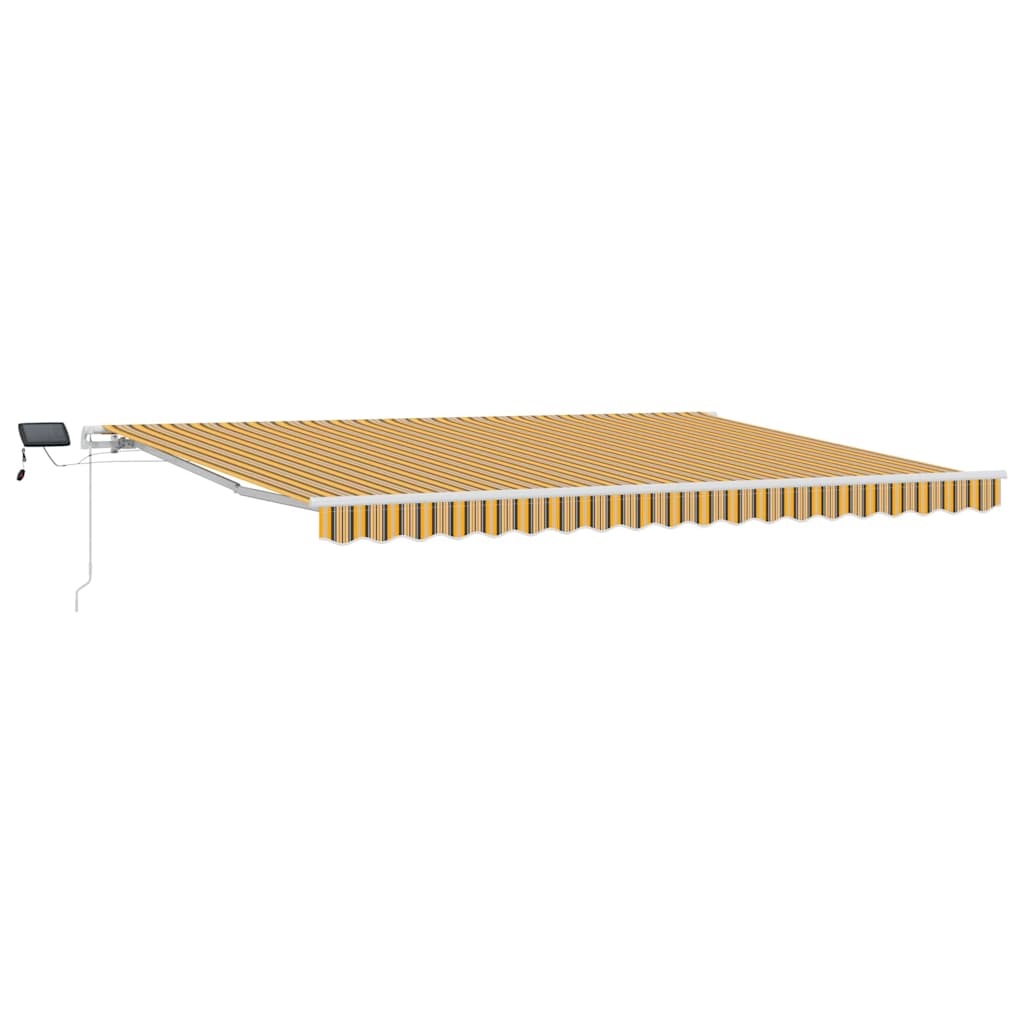 Maison Exclusive - Manuelle Markise Mit Solar-led 4,5 X 3 M