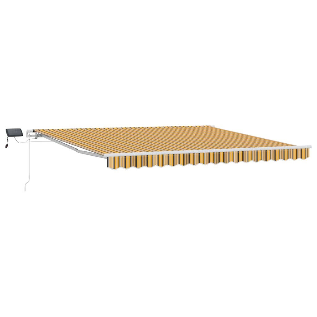 Maison Exclusive - Manuelle Markise Mit Solar-led 4 X 3 M