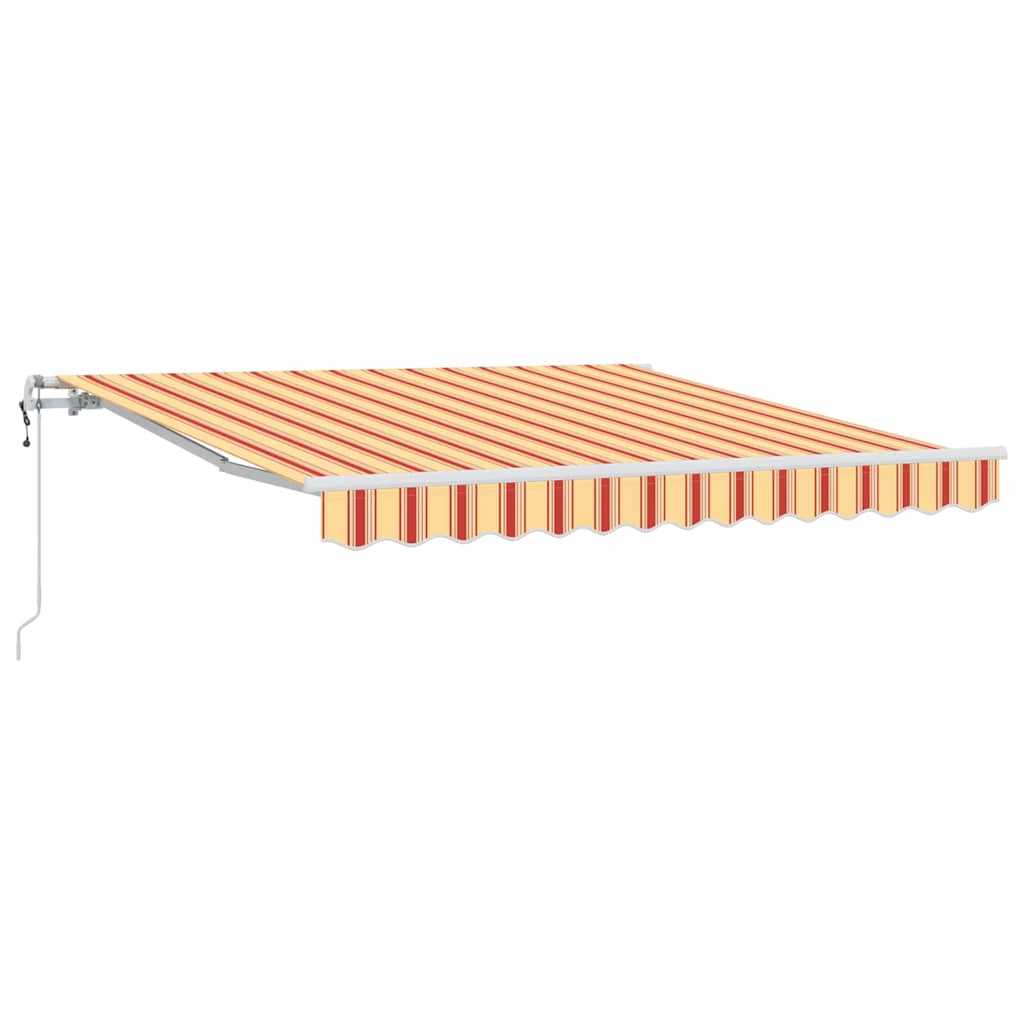 Maison Exclusive - Elektrische Markise 3 X 2,5 M Gelb, Orange Und
