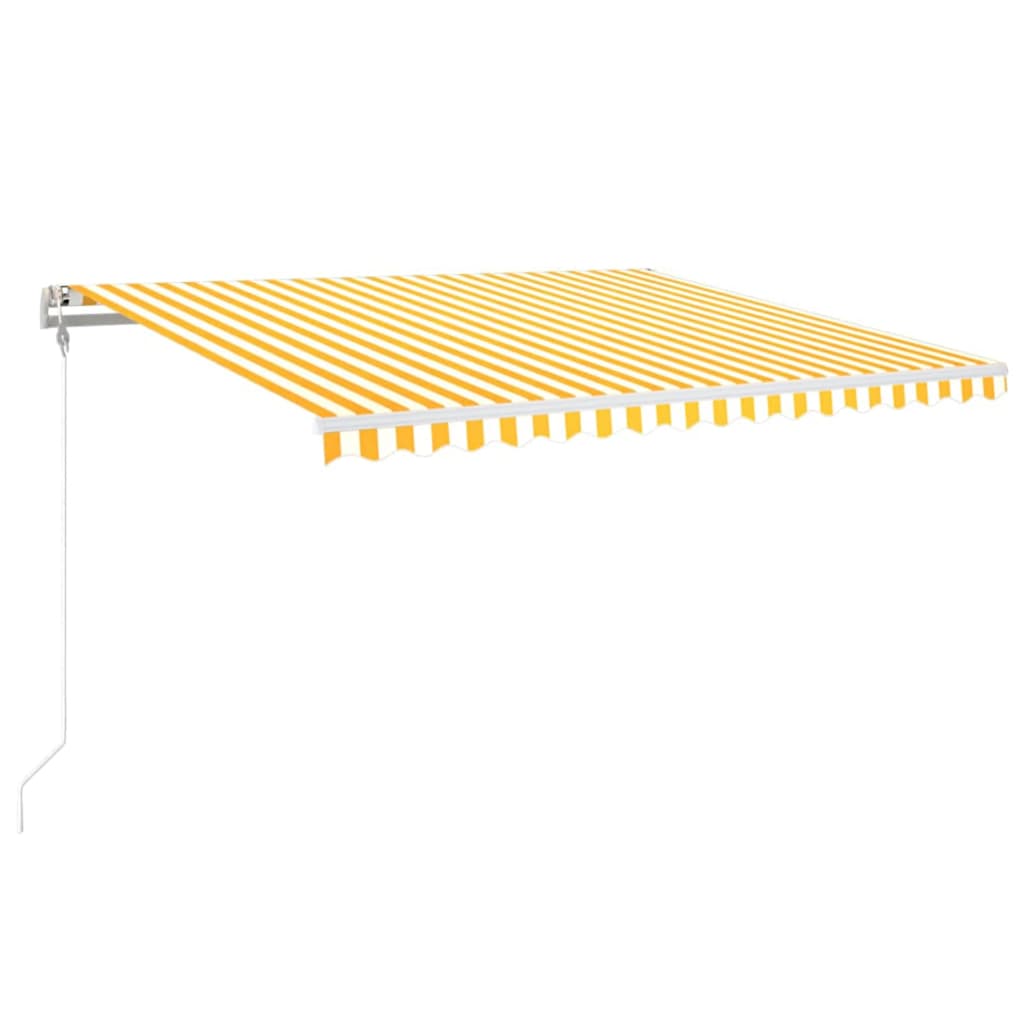 Maison Exclusive - Elektrische Markise 4,5 X 3,5 M Gelb Und Weiß