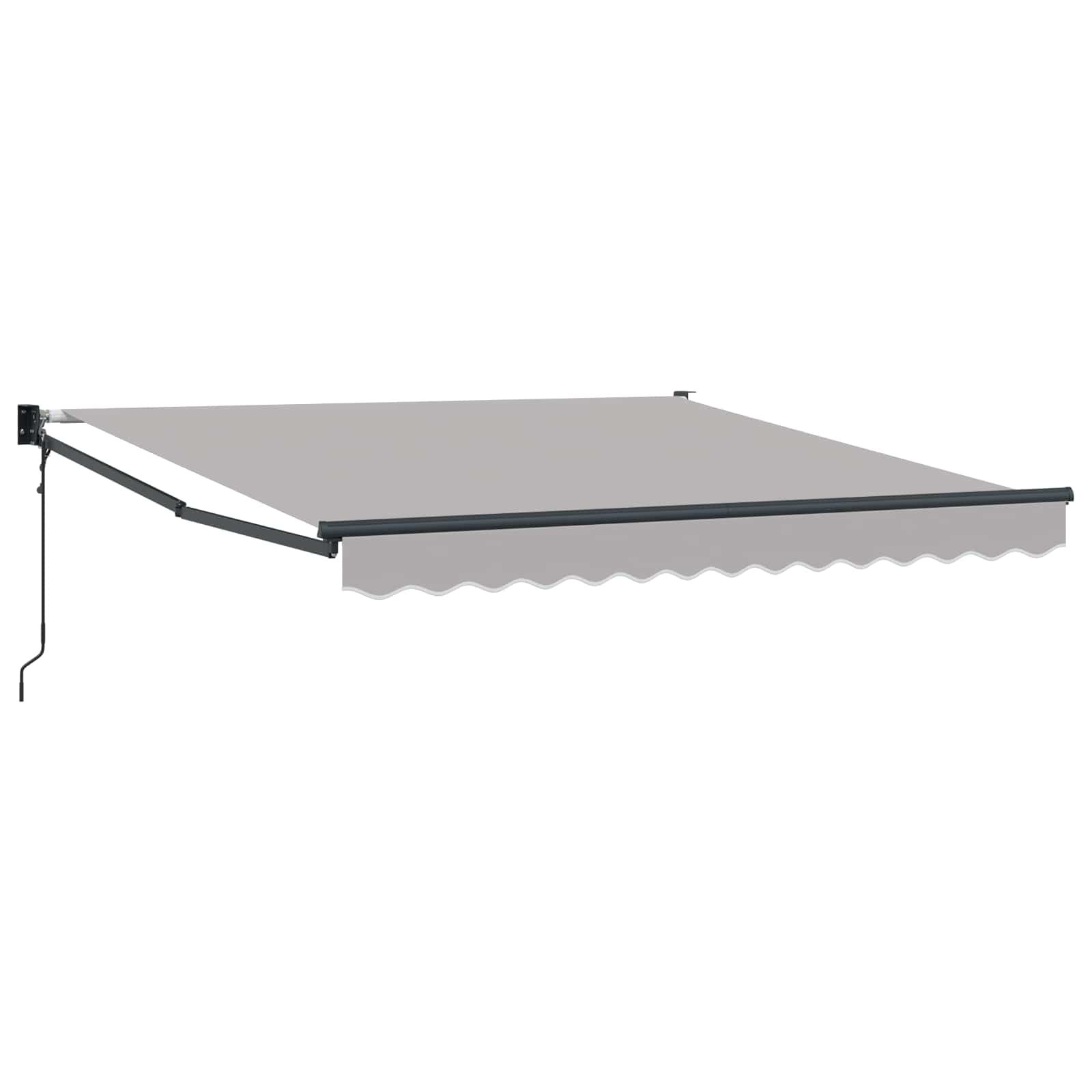 Maison Exclusive - Electric Awning 3 X 2,5 M Hellgrau 100% Polyes