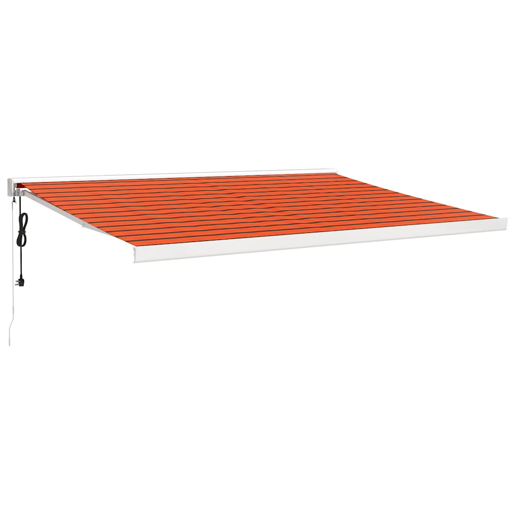 Maison Exclusive - Elektrische Markise 4,5 X 3 M Orange-braun Waa