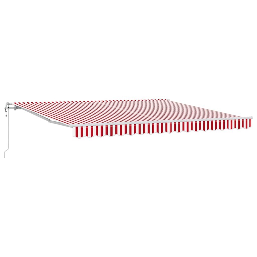 Maison Exclusive - Elektrische Markise 4 X 3,5 M Rot Und Weiße St