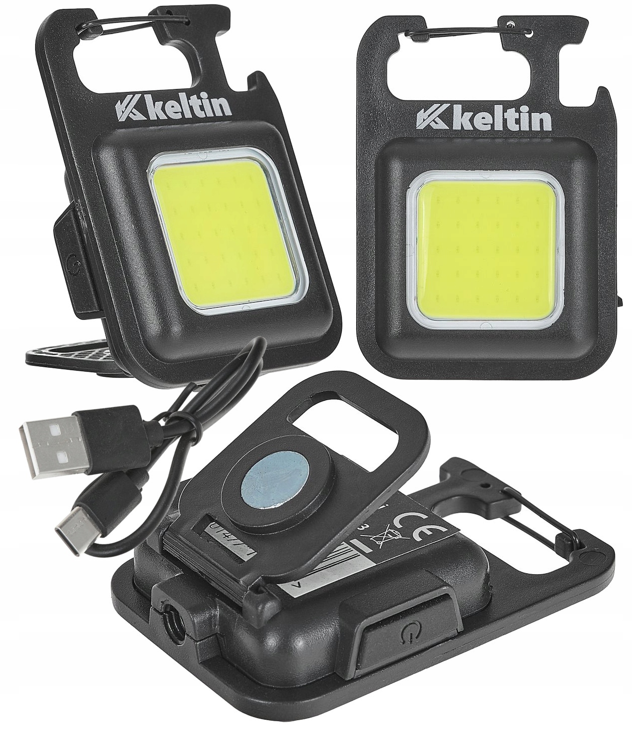 Mini-taschenlampe Mit Magnet, Led Cob, 6 W, 500 Mah, 300 Lm, Ipx4 - Displaybox (18/216)
